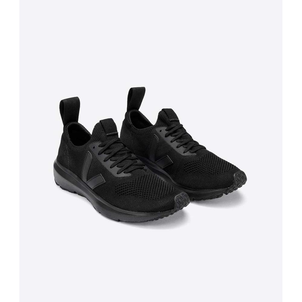 Veja RUNNER STYLE 2 V-KNIT RICK OWENS Men's Shoes Black | CA 262AHK